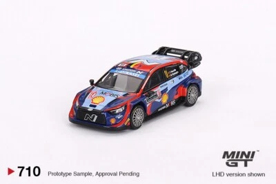 Mini GT 1:64 Hyundai i20 N Rally1 Hybrid #11 2023 Rally Monte Carlo 3rd MGT00710 - Image 1 of 3
