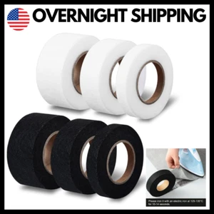 6 Rolls Iron on Hemming Tape - Adhesive Hem Tape for Pants Dresses Clothes - Picture 1 of 8