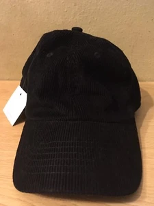 EPTM Embroidered German Shepherd Logo Black Corduroy Dad Hat 100% Authentic - Picture 1 of 5