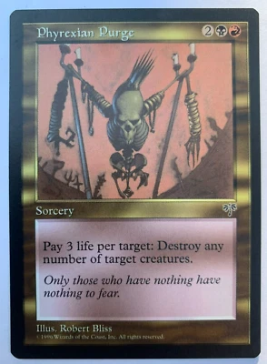 PHYREXIAN PURGE - MAGIC THE GATHERING - MIRAGE - RARE - Image 1 of 2