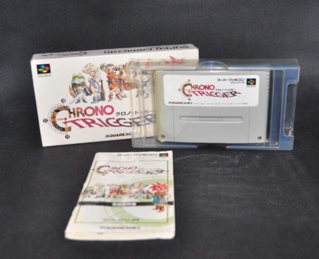 SNES -- Chrono Trigger -- Boxed. CanSave! Super famicom. Japan Game. 14892