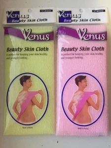 2 Japanische Schönheit Haut Tuch Bad Körper Handtuch Weiß - Bild 1 von 3