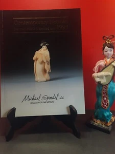 SIGNED BY MICHAEL SPINDEL CONTEMPORARY NETSUKE, OJIME & RELATED ARTS 1993 PB VG - Imagen 1 de 9