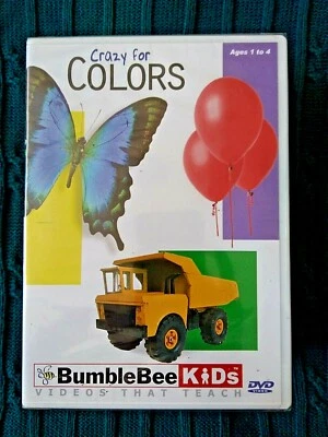 CRAZY FOR COLORS – AGE 1- 4 - DVD REGION-ALL, NEW, FREE POST IN AUSTRALIA - Image 1 of 2