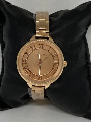 Bertha Madison BR6706 Womens Stainless Steel Analog Rose Dial Quartz Watch LJ436 - Image 1 of 4