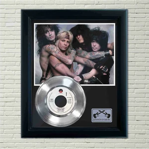 Motley Crue "Looks That Kill" Silver Framed Record Display - Picture 1 of 4