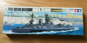 TAMIYA WATER LINE SERIES BRITISH BATTLE SHIP NELSON N° 104 1/700 - Foto 1 di 6