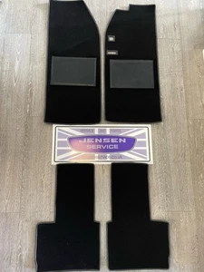JENSEN INTERCEPTOR MK2 , MK3 , SP & CONVERTIBLE RHD 4 ‘PC’ MAT SET -WILTON BLACK - Picture 1 of 24