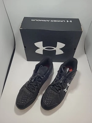 Under Armour Men's Leadoff Mid Rubber Molded Baseball Cleat Shoe, Size 11.5 - Image 1 of 4