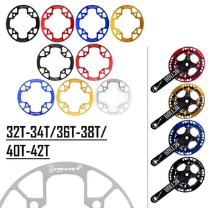 32-42T Chainring Cover Chain Guard 104bcd MTB Road Bike Crankset Protecter - Picture 1 of 12