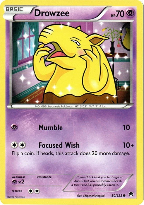 Drowzee - 50/122 - Common - Lightly Played - Image 1 of 1