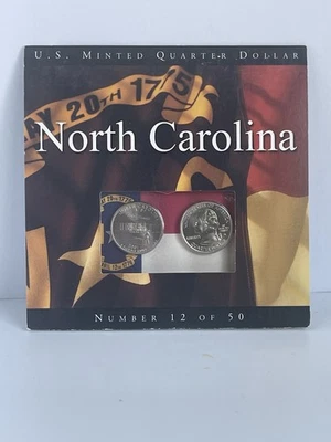 2001 North Carolina State Quarters US Mint Uncirculated Number 12 Of 50 - Image 1 of 3