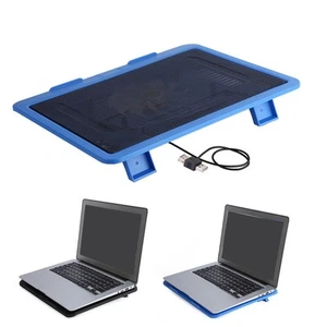 Laptop Cooler Cooling Pad Base Big Fan USB Stand For 14 Or Below Notebook B FY - Afbeelding 1 van 11