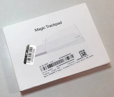 OPEN BOX - Apple Magic Trackpad - White - Lightning - A1535 MK2D3AM/A - PRISTINE - Image 1 of 4