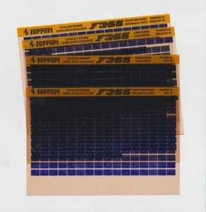 OEM 1996 Ferrari F355 Microfiche Parts Illustrations Manual 95999992 - Picture 1 of 1