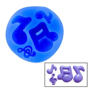 Stampo in silicone per alimenti Note Musicali 4 fantasie First Impression - Imagen 1 de 1