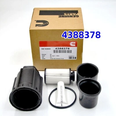 Set of 4 For Cummins Diesel Exhaust Fluid Filter Kit 4388378 UF106 A0001421089 - Image 1 of 4