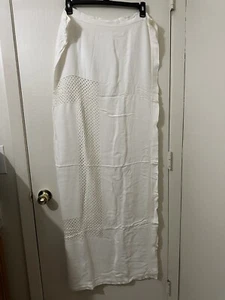 Vintage Tischdecke 42 x 53 cremeweiß - Bild 1 von 8