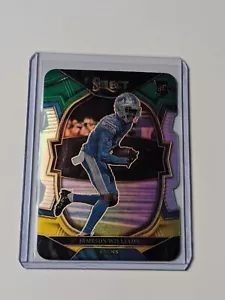 Panini Select 2022 Jameson Williams Lions Rookie RC Die Cut Green Yellow NFL - Picture 1 of 2