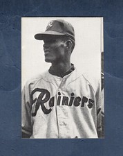 1957 PCL Popcorn: #174 CHARLIE RABE, Seattle Rainiers (ca.1974 Ed Broder) A