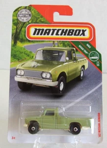 Brand New Matchbox '62 Nissan Junior Green 11/35 MBX Road Trip 14/125 - Picture 1 of 1