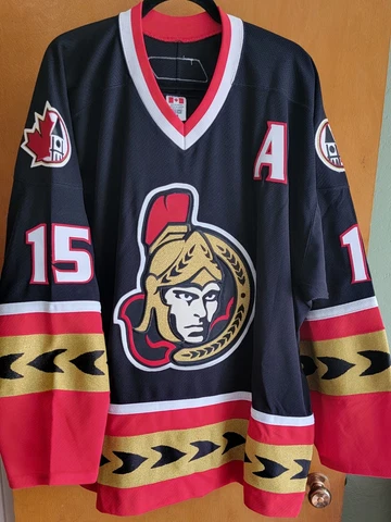 Authentic 54 Team Issued Jersey Dany Heatley Ottawa Senators Reebok 6100 TI Cover
