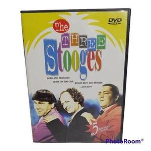 The Three Stooges (DVD)  Classic Moe Larry Curly Slapstick Comedy 5 Episodes - Picture 1 of 10
