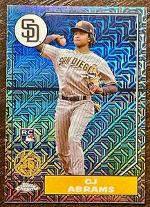 2022 Topps Chrome CJ Abrams /199 Black Rookie RC 1987 Mojo Silver Pack #T87C41 - Bild 1 von 2