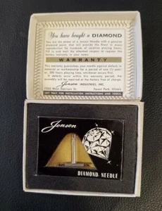 Vintage Jensen Diamond Needle for turntable Complete with Packaging - Picture 1 of 5