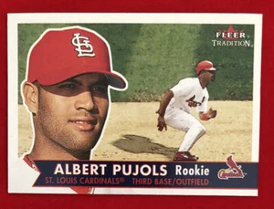Albert Pujols - 2001 Fleer Tradition Rookie Card/RC #451 Cardinals - Picture 1 of 2