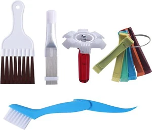 10 Pcs Air Conditioner Fin Comb Cleaner kit AC Coil Cleaning Brush - Picture 1 of 12