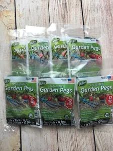 Set of 7 Dalen Degradable Garden Pegs 1" x 3.5" 12 pegs per pack Original - Picture 1 of 4
