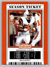2019 Panini Contenders Draft Picks Collegiate #17 Brandin Cooks Beavers