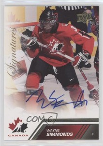 2013 Upper Deck Team Canada Gold Signatures Wayne Simmonds #193 Auto