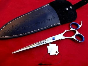 WARRANTY_7.5" 440c Hairdressing barber Hair Cutting Scissors_Japanese Steel - Picture 1 of 12