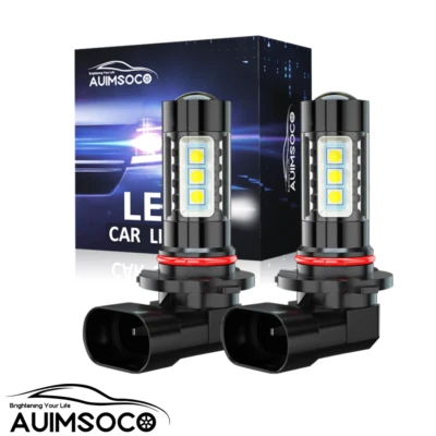 AUIMSOCO LED Fog Light Bulb h10 9145 Fog Light Bulb White 8000K Power Lamps - Image 1 of 4