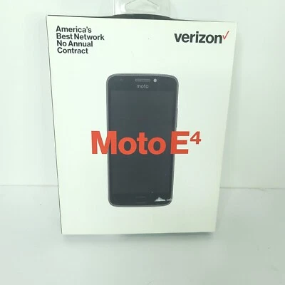 Motorola Moto E4 Go - 16GB - Black Verizon Single Sim 4G LTE No Contract NEW - Image 1 of 4