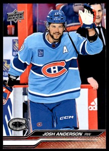 2023-24 Upper Deck Series 1 Josh Anderson #96
