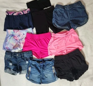 Girls Size 6-6x Shorts Lot 10 Pieces - Picture 1 of 8