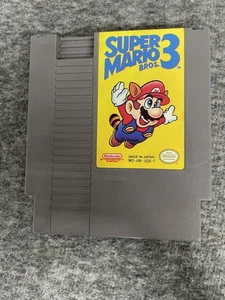 Super Mario Bros 3 Nintendo NES Game Japan Authentic 1988 Tested Cartrid - Picture 1 of 5