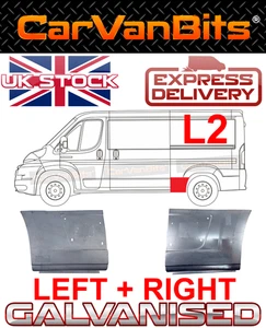 FOR FIAT DUCATO L2 MWB 06- IN FRONT OF REAR WHEEL ARCH SIDE BODY REPAIR PANEL - Picture 1 of 11
