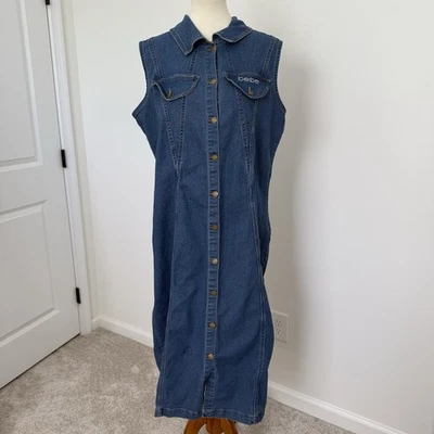 Camisa Bebe Y2K denim sem mangas logotipo strass stretch midi 3X - Imagem 1 de 4