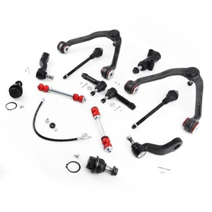 Kit de 13 brazos de control delanteros con buje de PU para Chevy Silverado GMC Sierra 1500 4x4 - Imagen 1 de 19