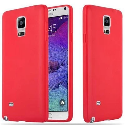 Custodia per Samsung Galaxy NOTE 4 Protezione Silicone Cover TPU Coperchio - Immagine 1 di 4