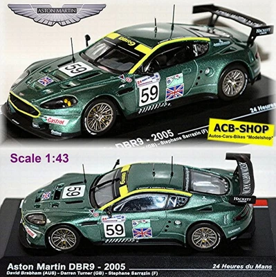 Aston Martin Dbr9 #59 Lemans 2005 D.Brabham, D.Turner, Sarrazin 1:43 De Agostini - Immagine 1 di 4
