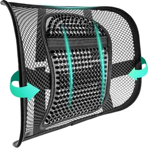 Samyoung Malla Soporte Lumbar Respaldo, Cojín Asiento Soporte Respaldo con Transpirable... - Imagen 1 de 7