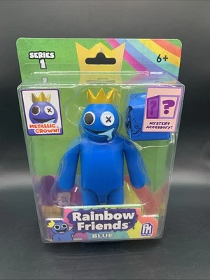 Rainbow Friends BLUE 5" Action Figure Posable Figure Series 1 PhatMojo NEW - Image 1 of 4