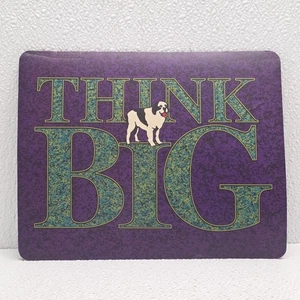 Big Dogs Think Big Vintage Mousepad 7" x 8.5" - Picture 1 of 9