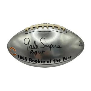 Gale Sayers Autogramm Chicago Bears 1965 Rookie Of The Year Football #10/40 - Bild 1 von 1