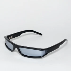 Rick Owens Fog Black Silver Lens Sunglasses - Picture 1 of 9